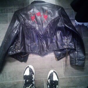 Park V vintage leather jacket